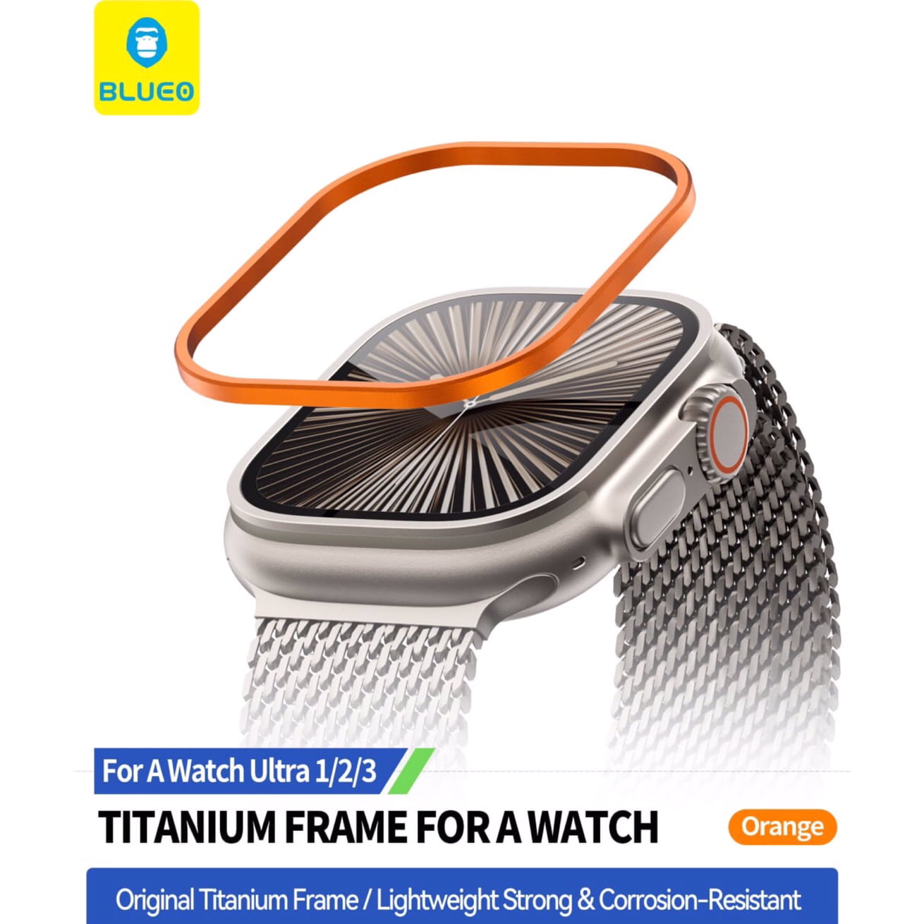 گارد دور ساعت اپل واچ بلو اولترا و اولترا 2 -  Blueo Guard Around Apple Watch 49mm